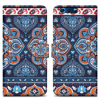 Honor 9 Pungetui Cover Case (Blå)