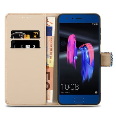 Honor 9 Pungetui Cover Case (Blå)