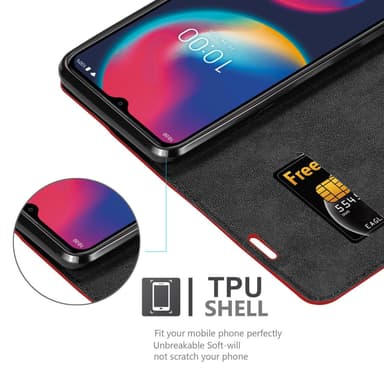 WIKO VIEW 4 Cover Etui Case (Rød)