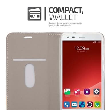 ZTE Blade S6 Pungetui Cover Case (Grå)