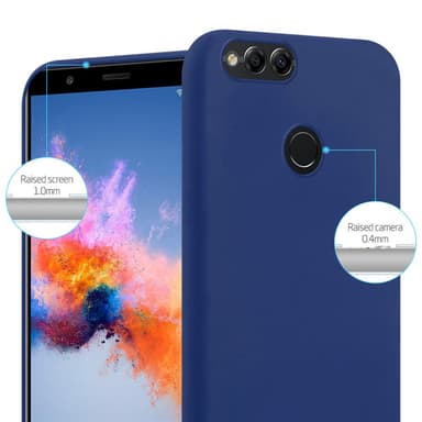 Cover Honor 7X Etui Case (Blå)