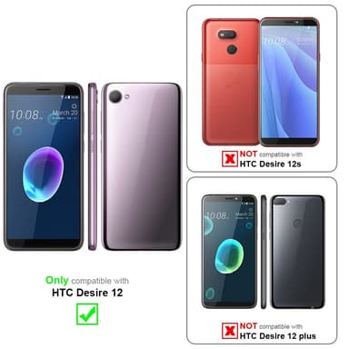 Cover HTC Desire 12 Etui Case (Rød)