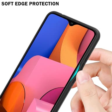 Cover Samsung Galaxy A20s Etui Case (Sort)