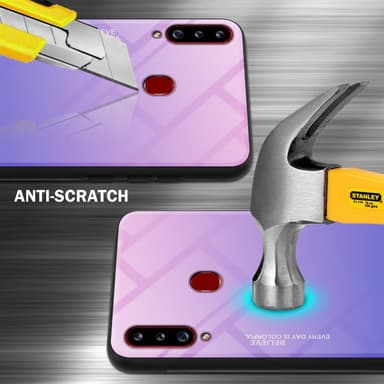 Cover Samsung Galaxy A20s Etui Case (Sort)
