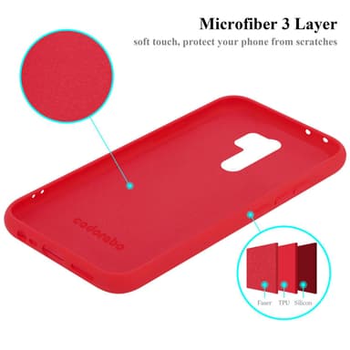 Xiaomi RedMi 9 Cover Etui Case (Rød)