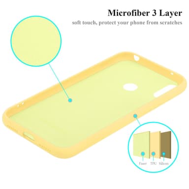 Huawei Y7 2019 / Y7 PRIME 2019 Cover Etui Case (Gul)
