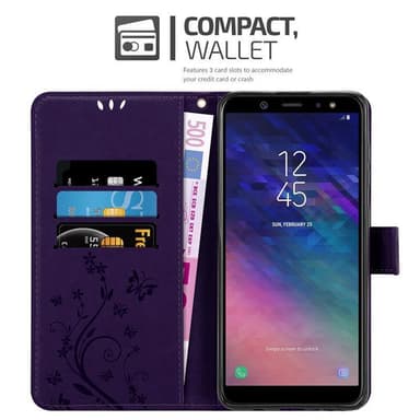 Samsung Galaxy A6 2018 Pungetui Cover Case (Lilla)