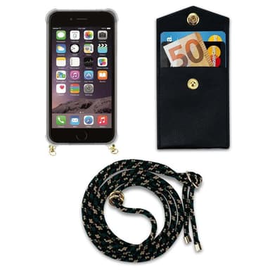 iPhone 6 / 6S Etui Cover Kæde (Brun)
