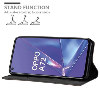 Oppo A72 Cover Etui Case (Brun)