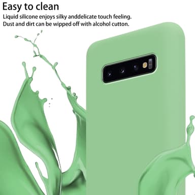 Samsung Galaxy S10 4G Etui Cover Kæde (Grøn)