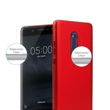 Nokia 5 2017 Cover Etui Case (Rød)