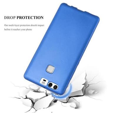 Huawei P9 Cover Etui Case (Blå)