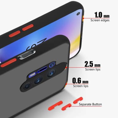 OnePlus 8 PRO Etui Case Cover (Sort)