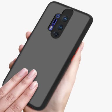 OnePlus 8 PRO Etui Case Cover (Sort)