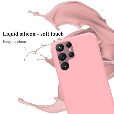 Samsung Galaxy S22 ULTRA Cover Etui Case (Lyserød)
