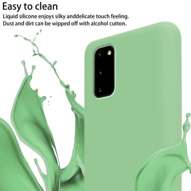 Samsung Galaxy S20 Etui Cover Kæde (Grøn)