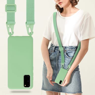 Samsung Galaxy S20 Etui Cover Kæde (Grøn)