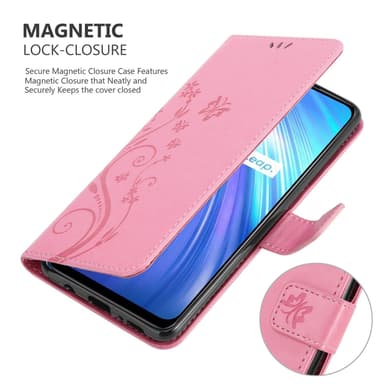 Realme 6 4G / 6s Pungetui Cover Case (Lyserød)