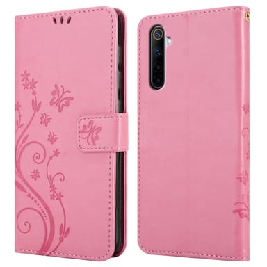 Realme 6 4G / 6s Pungetui Cover Case (Lyserød)