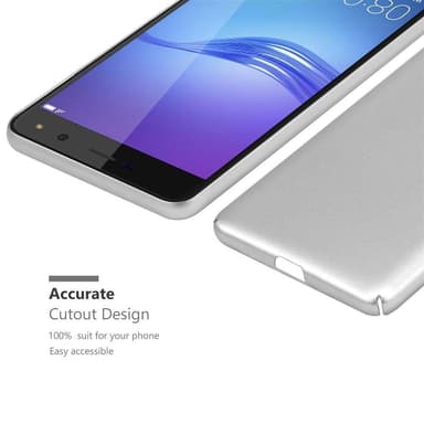 Huawei Y5 2017 / Y6 2017 Cover Etui Case (Sølv)