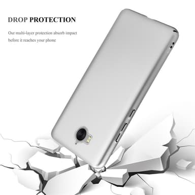 Huawei Y5 2017 / Y6 2017 Cover Etui Case (Sølv)