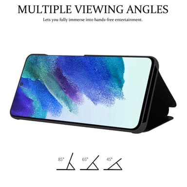 Samsung Galaxy S22 PLUS Pungetui Cover Case (Sort)