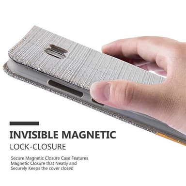 HTC U ULTRA Pungetui Cover Case (Grå)