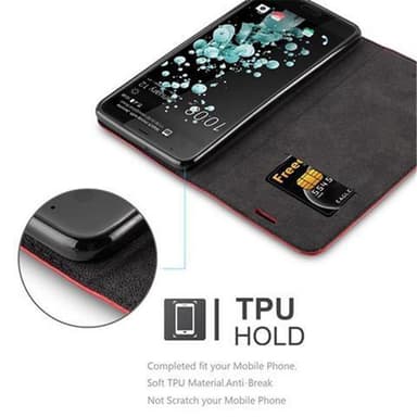 HTC U ULTRA Cover Etui Case (Rød)