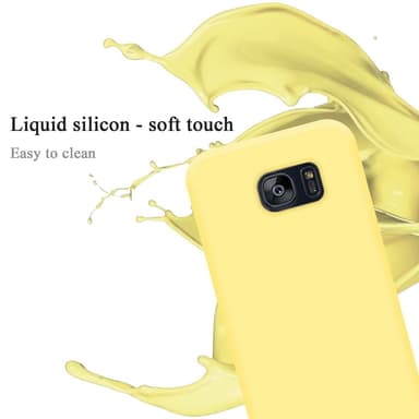 Samsung Galaxy S7 EDGE Cover Etui Case (Gul)