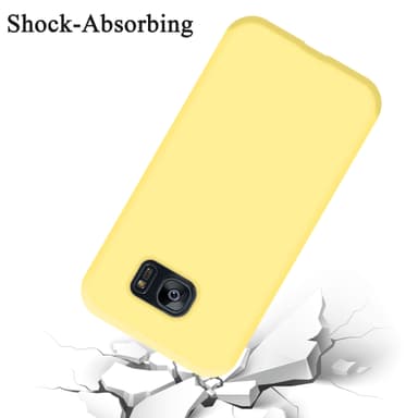 Samsung Galaxy S7 EDGE Cover Etui Case (Gul)