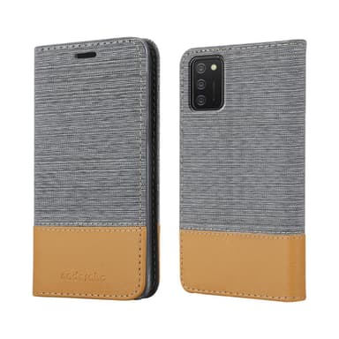 Samsung Galaxy A02s Pungetui Cover Case (Grå)