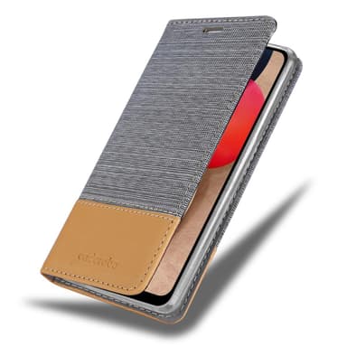 Samsung Galaxy A02s Pungetui Cover Case (Grå)