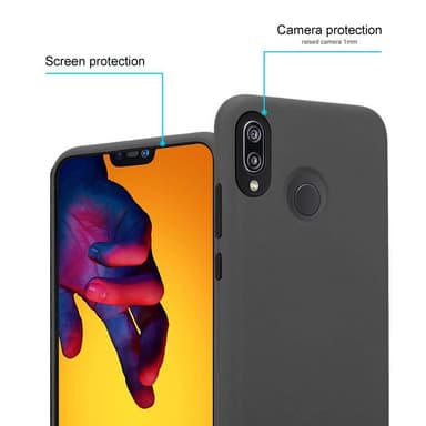 Huawei P20 LITE 2018 / NOVA 3E Case Etui Cover (Grå)