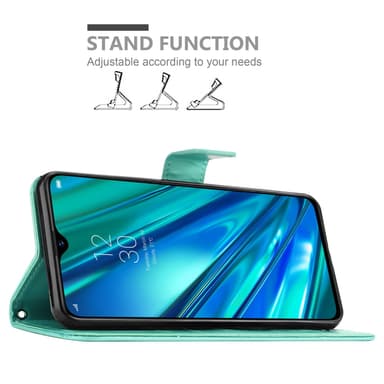 Realme 5 PRO / Realme Q Pungetui Cover Case (Turkis)