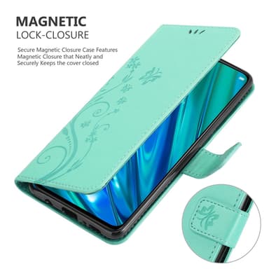 Realme 5 PRO / Realme Q Pungetui Cover Case (Turkis)