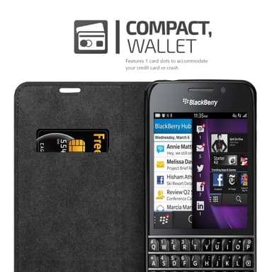 Blackberry Q10 Cover Etui Case (Brun)