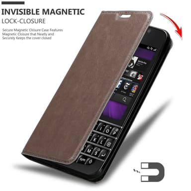 Blackberry Q10 Cover Etui Case (Brun)