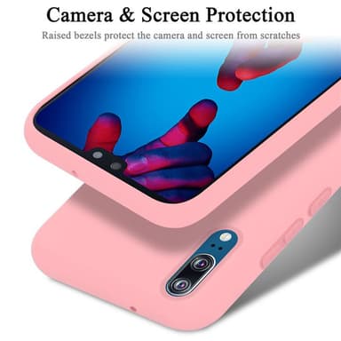 Huawei P20 Cover Etui Case (Lyserød)