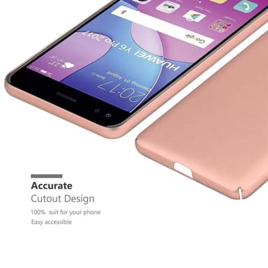 Huawei Y6 PRO 2017 Cover Etui Case (Lyserød)