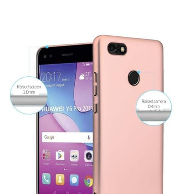 Huawei Y6 PRO 2017 Cover Etui Case (Lyserød)