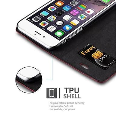 iPhone 6 / 6S Cover Etui Case (Rød)