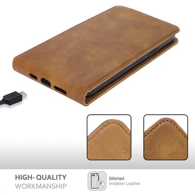 iPhone 13 PRO MAX Pungetui Flip Cover (Brun)