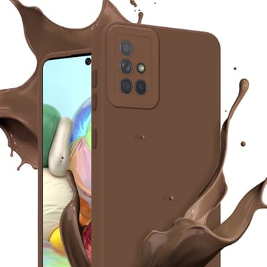 Samsung Galaxy A71 4G Cover Etui Case (Brun)