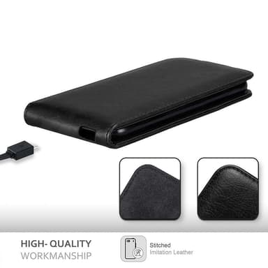 WIKO VIEW GO Pungetui Flip Cover (Sort)
