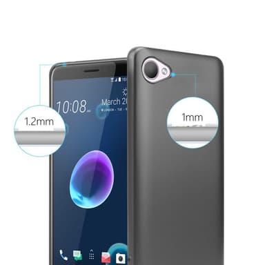 HTC Desire 12 Cover Etui Case (Grå)