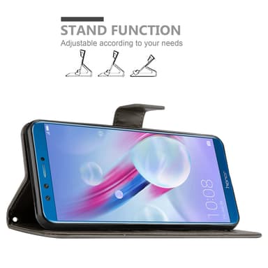 Honor 9X LITE Pungetui Cover Case (Grå)