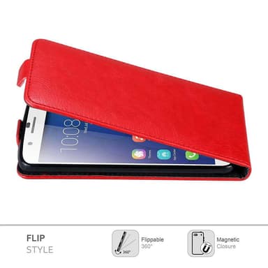 Honor 6 PLUS Pungetui Flip Cover (Rød)
