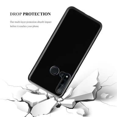 Huawei NOVA 5i / P20 LITE 2019 Cover TPU Etui (Sort)