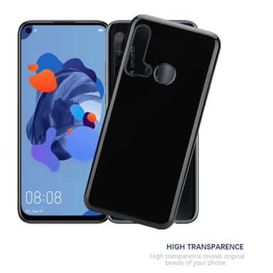 Huawei NOVA 5i / P20 LITE 2019 Cover TPU Etui (Sort)