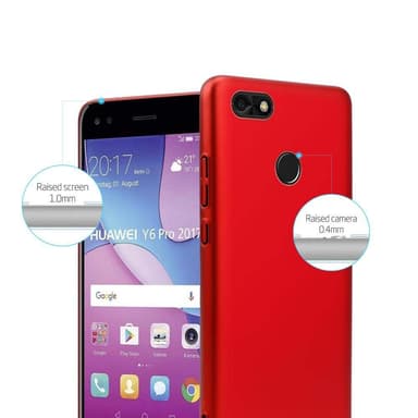 Huawei Y6 PRO 2017 Cover Etui Case (Rød)